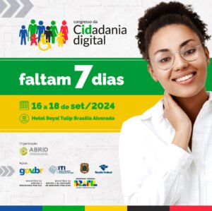 Congresso da Cidadania Digital será realizado na próxima semana